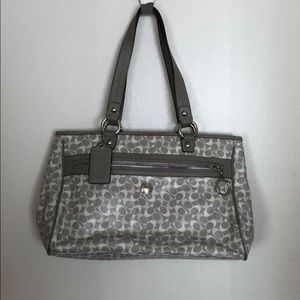 Coach coated canvas purse